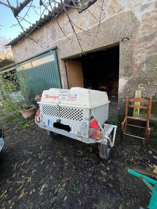 Remolque para perros