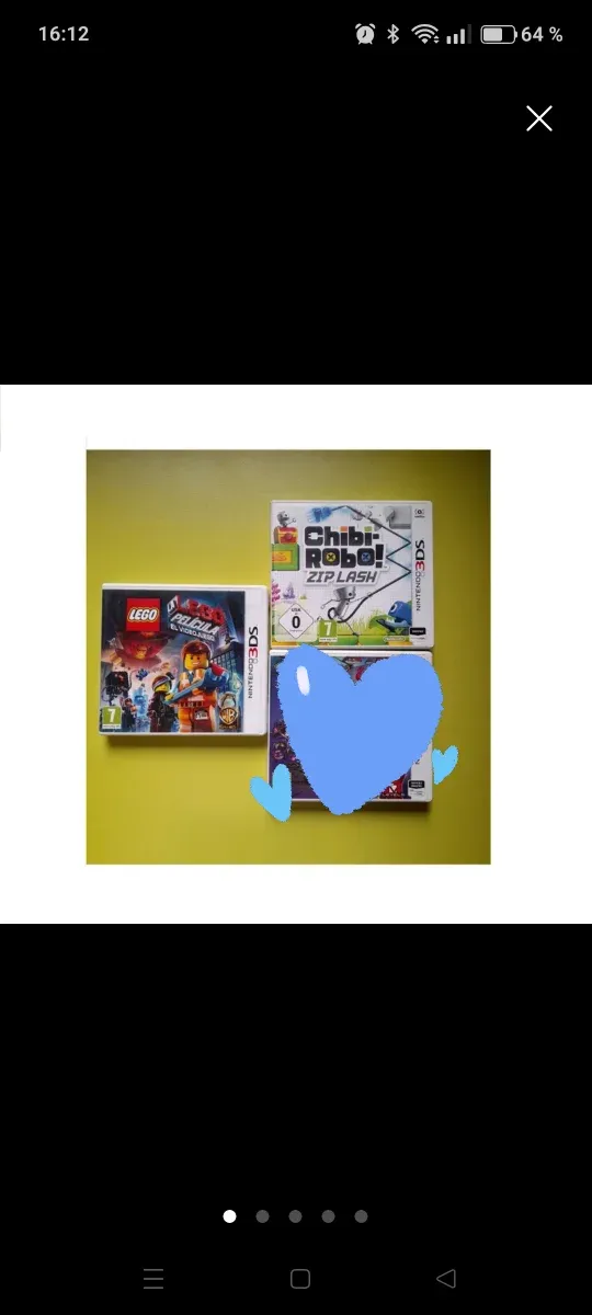 Imagen de Lote Juegos Nintendo 3DS: Lego, Chibi-Robo