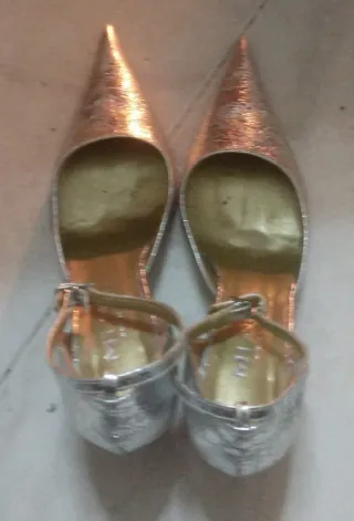 Scarpe Mina Argento Eleganti