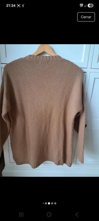 Jersey de ochos camel talla única