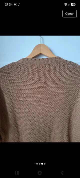 Jersey de ochos camel talla única