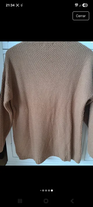 Jersey de ochos camel talla única