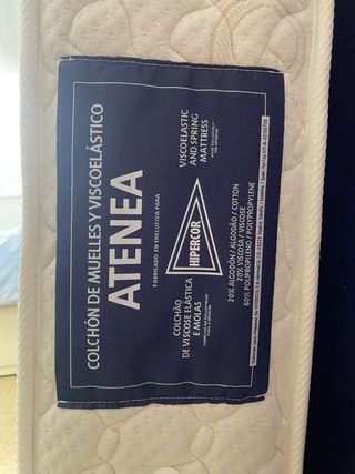 Cama diván metalica + colchón