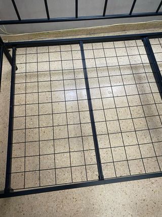 Cama diván metalica + colchón