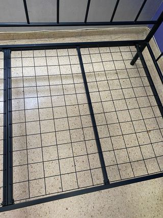 Cama diván metalica + colchón