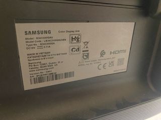 Monitor Ultrawide Samsung 34” S34C500GAU Negro
