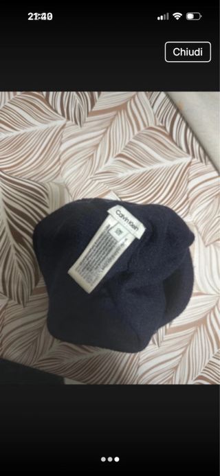Cappello Calvin Klein nero uomo