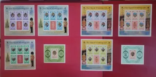 Colección sellos boda Carlos y Diana 1981