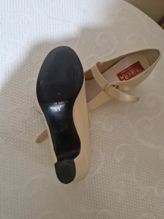Zapatos Flamenco Tamara Beige