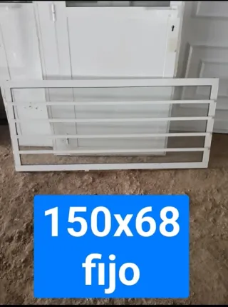 Ventana aluminio 150x68 fija