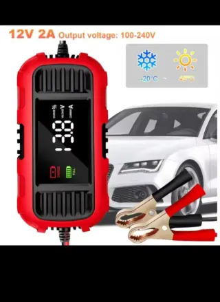 Cargador Portátil Coche 12V 2A 100-240V