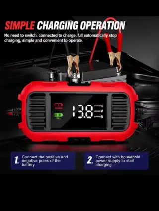 Cargador Portátil Coche 12V 2A 100-240V