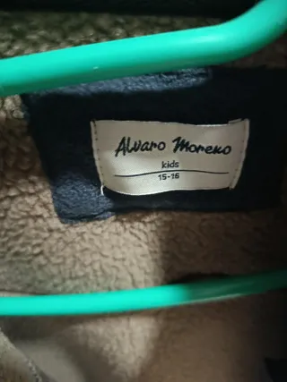 Chaleco Álvaro Moreno azul y marrón Talla M