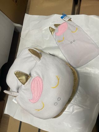 Bolsa de agua caliente y calienta pies unicornio