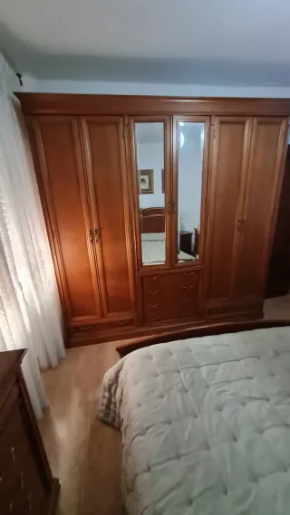 Conjunto dormitorio matrimonio madera