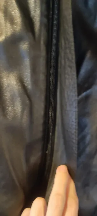 Chaqueta de piel hombre negra. Oferta Hoy!