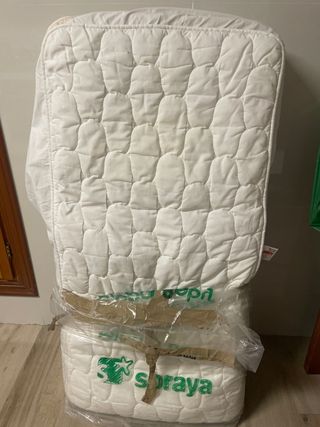 Colchón cuna bebé Soraya muelles fibra coco