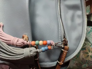 Mochila Parfois gris y marrón