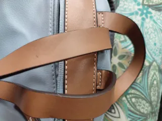 Mochila Parfois gris y marrón