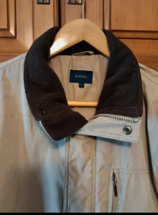 Chaquetón Texbasic Beige Hombre