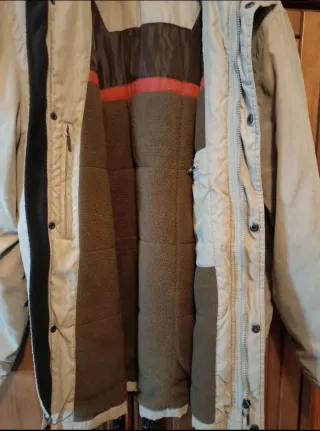 Chaquetón Texbasic Beige Hombre