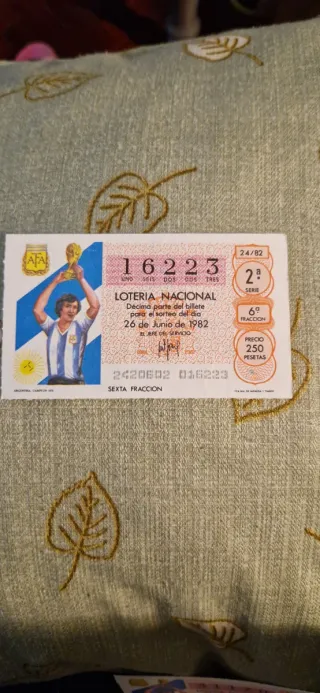 Lote 4 Décimos 1982 - Argentina Campeón 1978