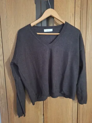 Blusa Mulaya Talla M, Marrón