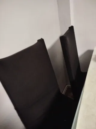 Sillas de comedor negras (4 unidades)