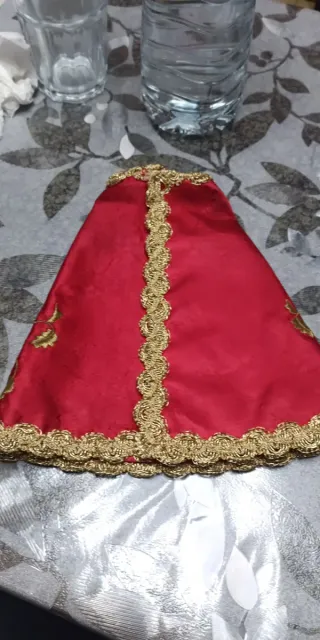 Manto Virgen del Pilar bordado a mano