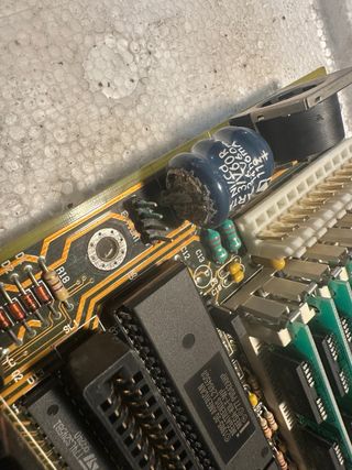 Placa base 386 amd dx40- reparar