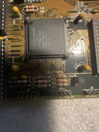 Placa base 386 amd dx40- reparar