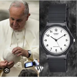 Reloj Casio Analógico.El modelo del Papa Francisco