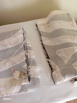 Scampoli stoffe ritagli irregolari hobby cucito