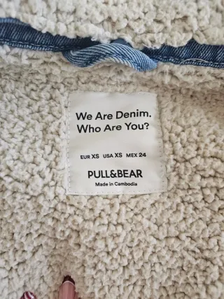 Cazadora vaquera Pull&Bear forrada Talla xs