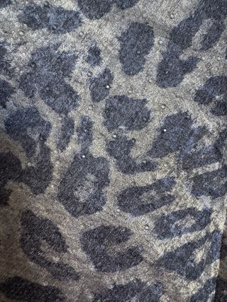 Vestido estampado animal con brillos