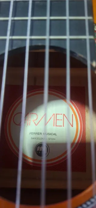 Guitarra Clásica Madera Natural