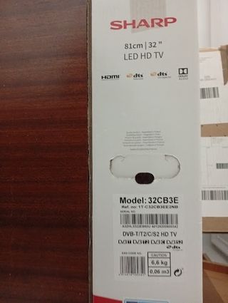 TV HD Sharp 32"
