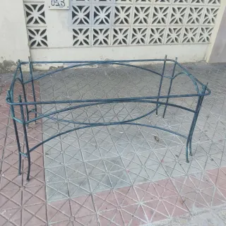 Estructura mesa metal exterior/interior