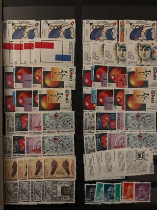 2.000 sellos nuevos de España