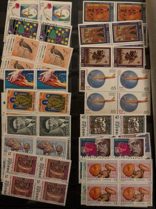 2.000 sellos nuevos de España