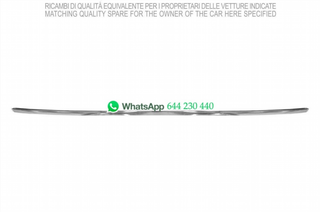 MOLDURA CROMADO CENTRAL PARAGOLPES DELANTERO(MOD