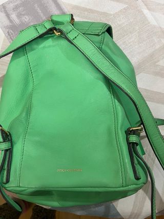 Bolso Mochila Juicy Couture Verde Dorado