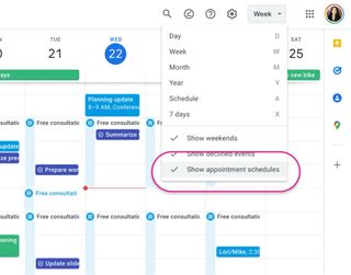 Sito web con prenotazioni Google Calendar