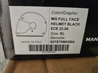 Casco Moto Guzzi Integral MRV Negro Sin Estrenar