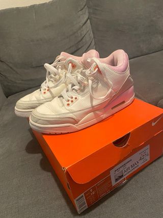 Jordan Zapatillas Mujer Talla 38 Rosa Blanco