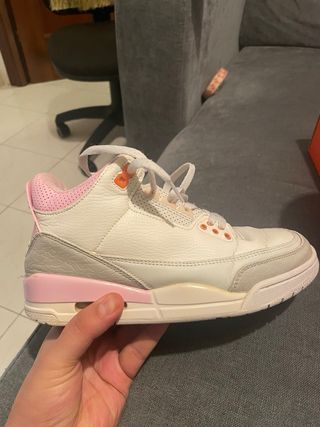 Jordan Zapatillas Mujer Talla 38 Rosa Blanco