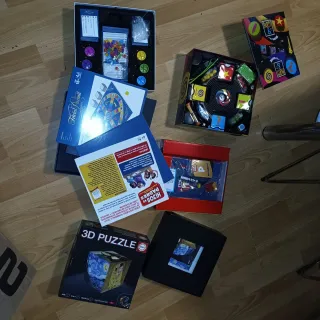 Lote 4 Juegos: Trivial, Party, Hijos vs Padres, Pu