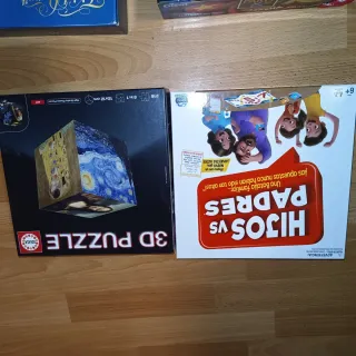 Lote 4 Juegos: Trivial, Party, Hijos vs Padres, Pu