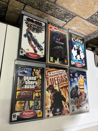 Lote 6 Giochi PSP: Gran Turismo, GTA, Buzz, ecc.