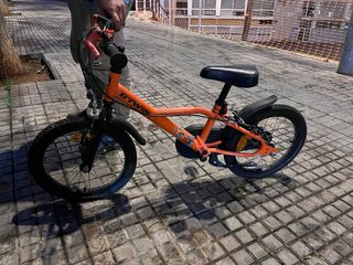 Bicicleta infantil naranja
